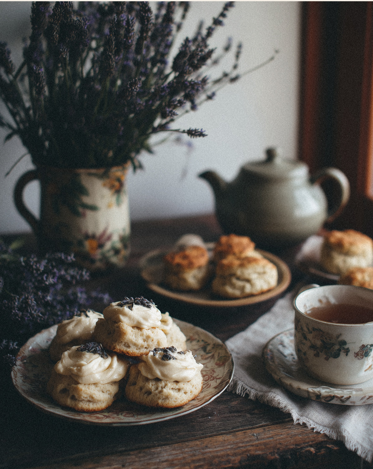 Hazelnut, Lavender & Chocolate Scones